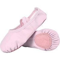 Chaussons de danse souples Dynadans pour femmes, filles et enfants, semelle extérieure en caoutchouc plate, doublure en coton, fabriqués aux États-Unis