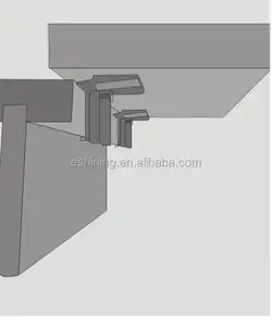 Charnière à bras court de Style américain AODELI Charnières d'armoire de meubles hydrauliques dissimulées à fermeture douce réglable 3D