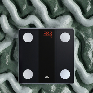 Balance électronique professionnelle 150 kg, indice de masse corporelle, pèse-personne intelligent pour la cuisine, le bureau, design compact - Product Image 3