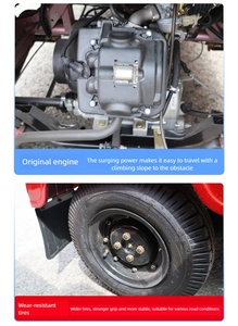 Motocicleta de Tres Ruedas MEDIDO con Sidecar, Taxi Cerrado, Triciclo de Gasolina con Motor de Gasolina - Product Image 3