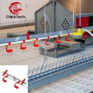 Abreuvoirs automatiques en plastique de haute qualité pour élevages, débit de 0,3 à 0,8 L/min, pour poulets/poulets de chair/poules pondeuses, durée de vie de 18 ans - Product Image 1