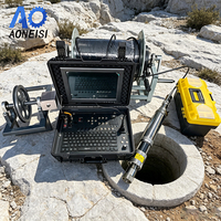 Cámara Subacuática Profesional para Pozos de Agua con Función de Grabación de Video HD y Contador de Profundidad para Inspección y Mantenimiento de Pozos