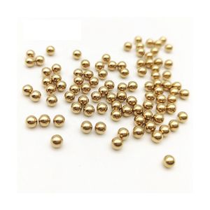 1mm 2mm 3mm 4mm 5mm küçük katı pirinç Metal top boncuk zincir için - Product Image 4