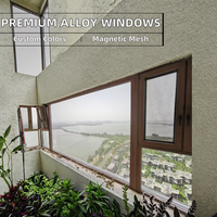 Ventanas Abatibles de Aluminio con Aislamiento Térmico Personalizado para Ahorro de Energía, Ideales para Viviendas, Casas Adosadas y Dormitorios