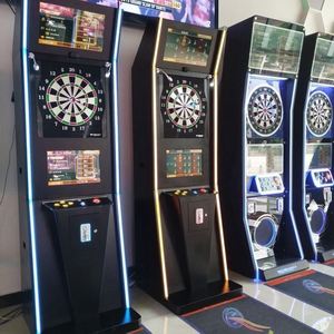 Arcade Bar Club Essential Entertainment Equipment Fully Automatic Scoring Networkable Cabinet-style Electronic Soft Tip <b>Dart</b> - Product Image 3