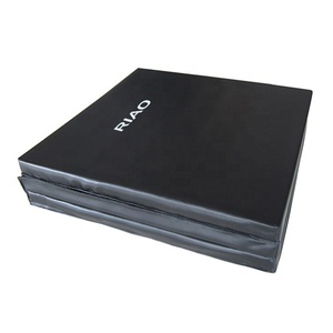 Giá rẻ PU + EPE 3 gấp phòng tập thể dục tập thể dục tập thể dục mat - Product Image 3