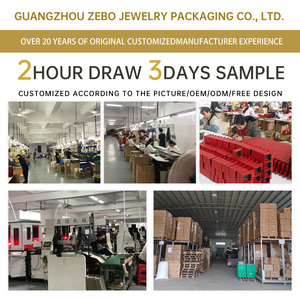 Zebo Custom Luxury PU <b>Leather</b> Jewelry Box Set Hot Stamping Logo Premium Packaging for Ring Pendant <b>Bracelet</b> Necklace Wholesale - Product Image 6