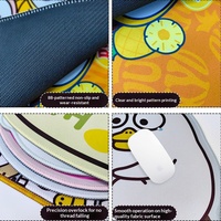 Tapis de souris surdimensionné personnalisé en caoutchouc naturel épaissi, antidérapant, avec repose-poignet et coussin pour la main, pour bureau, ordinateur portable et jeux