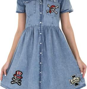 Großhandel Patches Stickerei Eisen auf Halloween Horror Ghost Skull Bestickte Patch für Hut Kleidung Kids Bag Diy - Product Image 4