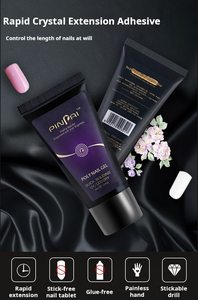 Gel UV para Extensión de Uñas de 30 ml, Esmalte de Gel Líquido para Diseño de Arte de Uñas, Orgánico, No Tóxico, con Brillo, Sin Desprendimiento, Gel Acrílico Cristal - Product Image 5