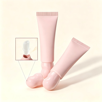 Tube souple PE 19 mm en forme de pomme de terre avec bouchon à vis, 10 ml, écologique, recyclable, vide, pour brillant à lèvres, baume à lèvres, soins de la peau, cosmétiques personnalisés