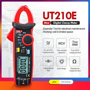 Pinza Amperimétrica Digital UNI-T UT210D, Medidor de Voltaje AC True RMS con Medidor de Frecuencia, Personalizable OEM, UNI-T UT210E - Product Image 2