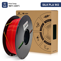 Filament tricolore CoLiDo PLA PLUS Filament 3D 1.75mm 1kg Surface super brillante et adhérence parfaite de la couche pour une impression à grande vitesse