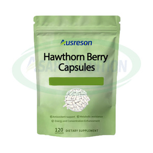 แคปซูลผลฮอว์ธอร์นออร์แกนิกวีแกน OEM คุณภาพสูง สำหรับผู้ใหญ่ บำรุงความงาม อาหารเสริม - Product Image 1