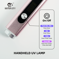 Mini Lampe UV LED Rechargeable Professionnelle Portable à Séchage Rapide avec Matériau Métallique pour Salon et Usage Domestique