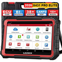 Escáner de Diagnóstico OBD2 LAUNCH X431 Pro Elite, CAN FD DOIP, Codificación Bidireccional de ECU, Lector de Códigos