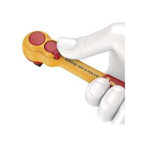 Wera Palanca DE ACCIÓN reversible trinquete 8007 B VDE 3/8 pulgadas 80 dientes VDE aislado VDE - Product Image 2