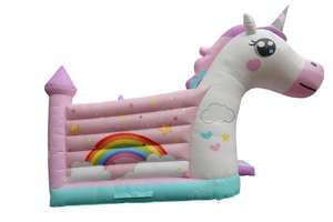 LilyToys Castello Gonfiabile Unicorno Magico per Feste di Compleanno e Parco Giochi per Bambini all'Aperto - Product Image 2