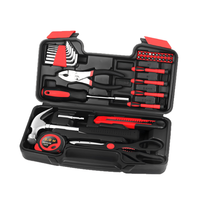 Juego de Herramientas Manuales Profesionales SIKE de 39 Piezas con 1 Año de Garantía para Reparaciones Básicas en el Hogar, Juego Portátil en Estuche Rígido OEM