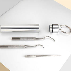 Kit de Herramientas de Limpieza Dental de Acero Inoxidable, Kit de Escalador Duradero, Palillo de Dientes, Kit de Limpieza Bucal para Uso Doméstico - Product Image 5
