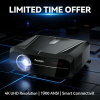 Proyector Inteligente Android 11 1900ANSI Nativo 1080p Compatible con 4K Altavoces de 20W*2 Enfoque Automático TOF Keystone 4D