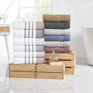 Hot Selling Luxury Hotel <b>Bath</b> <b>Towel</b> Set 100% Cotton Quick-Dry Woven Soft & Safe High Water Absorption Custom Logo <b>Towels</b> - Product Image 4