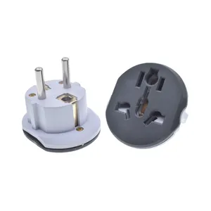 Universal To EU Plug Adapter Multifunction UK EU US AU To Euro Schuko Type-F Converter 10A Socket Outlet With Safety Shutter