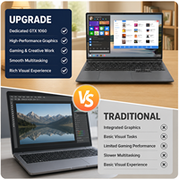 Laptop da Gaming 16 Pollici I7 8750H 6 Core P106 6GB 8GB 16GB 32GB DDR3 512GB 1TB SSD Tastiera Retroilluminata Notebook Win11 per Affari