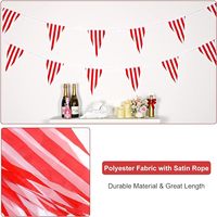 Vente en gros de guirlandes décoratives personnalisées, drapeaux triangulaires suspendus