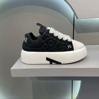 Chaussures décontractées classiques pour hommes MQ399, couleur unie, confortables, légères, à semelle épaisse, augmentant la taille, chaussures de course pour hommes