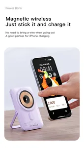 Sản Phẩm Mới Với Khung Không Dây Ngân Hàng Điện Siêu Mỏng 10000MAh Mini Magnetic Ngân Hàng Điện Thích Hợp Cho iPhone 12 13 14 15 16 - Product Image 4