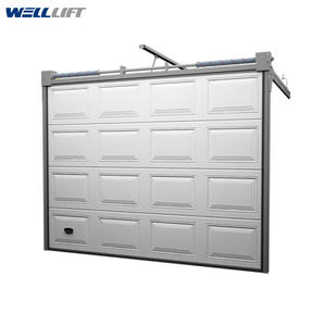 <span class=keywords><strong>Porte</strong></span> <span class=keywords><strong>sectionnelle</strong></span> impactable pour garages et entrepôts avec surface finie <span class=keywords><strong>Porte</strong></span> de quai en acier flexible isolée - Product Image 4