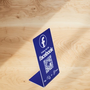 Support tactile <span class=keywords><strong>Google</strong></span> Review avec écran tactile, support personnalisé pour code QR, panneau de signalisation avec code QR, puce NFC, <span class=keywords><strong>carte</strong></span> d'accès sans contact - Product Image 5