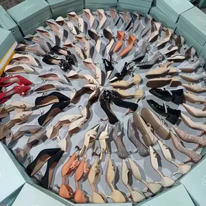 Scarpe di seconda mano da donna Demi 2024 sandali con tacco alto prezzo all'ingrosso