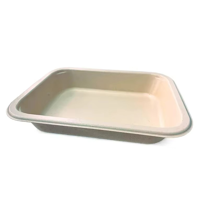 SKU-02 bagasse deepened meat tray