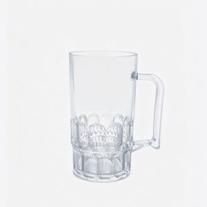 Tasses réutilisables en PC de qualité alimentaire de 16 oz en forme de canette, avec poignées, compatibles lave-vaisselle, pour vin et bière – Vente en gros à succès - Product Image 2