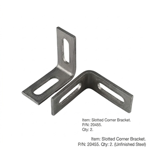 Support d'angle en <span class=keywords><strong>Z</strong></span> robuste en acier inoxydable, support d'angle métallique, quincaillerie estampée sur mesure pour meubles et bricolage - Product Image 1