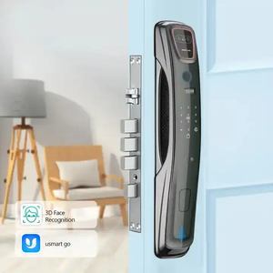 New Arrival Fully Automatic Smart <strong>Door</strong> Lock WIFI APP Face Recognition Fingerprint Technology Video <strong>Intercom</strong> Cloud 2-Year - Product Image 1