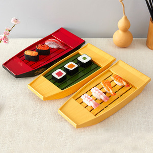 A Japanese dragon <b>boat</b>-style sashimi and sushi platter served with shaved ice, beautifully presented with hotel Japanese - Product Image 2