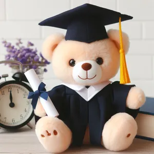 Custom Plush Toys Stuffed Animals Graduation Teddy Bear Soft Toys