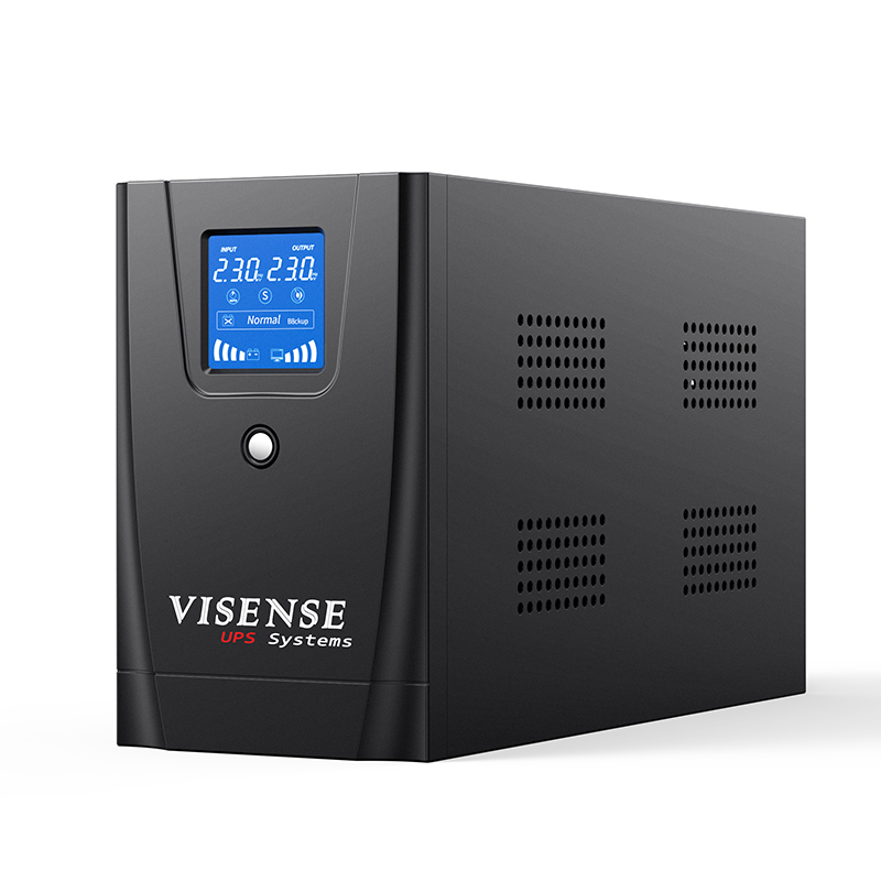 Visench 2Kva ЖК-дисплей Резервный источник бесперебойного питания 2000Va 1200W в автономном режиме ИБП источник бесперебойного питания банка принадлежности для настольных ПК ноутбук компьютер