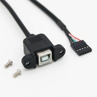 Conector USB Tipo B Hembra para Montaje en Panel ETERNALSTAR a Adaptador XH 2.0 Dupont EN STOCK Arnés de Cables 5P 4P