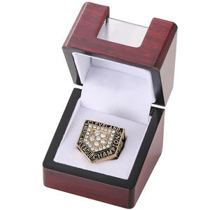 Cincin Kejuaraan MLB World Series 1920 1948 1997 <span class=keywords><strong>Cleveland</strong></span> <span class=keywords><strong>Indians</strong></span>, Cincin Baseball Custom Bertabur Batu Rhinestone, Perhiasan Vintage, Laris Manis - Product Image 4