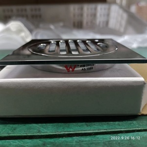 Watermark square Silver Floor Grate <strong>Shower</strong> Drain 80MM <strong>Outlet</strong> - Product Image 4