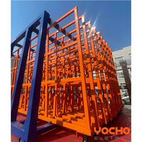 Étagère de stockage en acier personnalisable, type vertical, haute capacité, pour organiser les restes de tôles métalliques