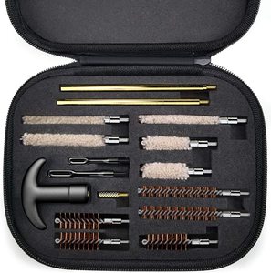 Kit de Limpieza de Armas Portátil en Estuche de Eva, Calibres .22, .270, .357, .40, .45, con Cepillos para Limpieza de Armas, Accesorios de Caza - Product Image 6