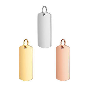 Accessori per Gioielli Personalizzati in Acciaio Inossidabile Placcato Oro, Ciondoli Raffinati per Creazione di Gioielli - Product Image 1