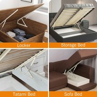 Support de mécanisme de levage de lit en acier de 600 mm avec cadre de support à ressort à gaz pour cadre de lit de chambre à coucher