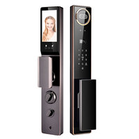 Serrure de porte principale intelligente personnalisée avec déverrouillage intelligent, contrôle Wifi Tuya, sécurité par empreinte digitale
