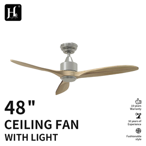 65 inch large LED <b>ceiling</b> fan with 6-speed <b>remote</b> <b>control</b> for home decoration, DC motor, solid wood blades, electric - Product Image 2
